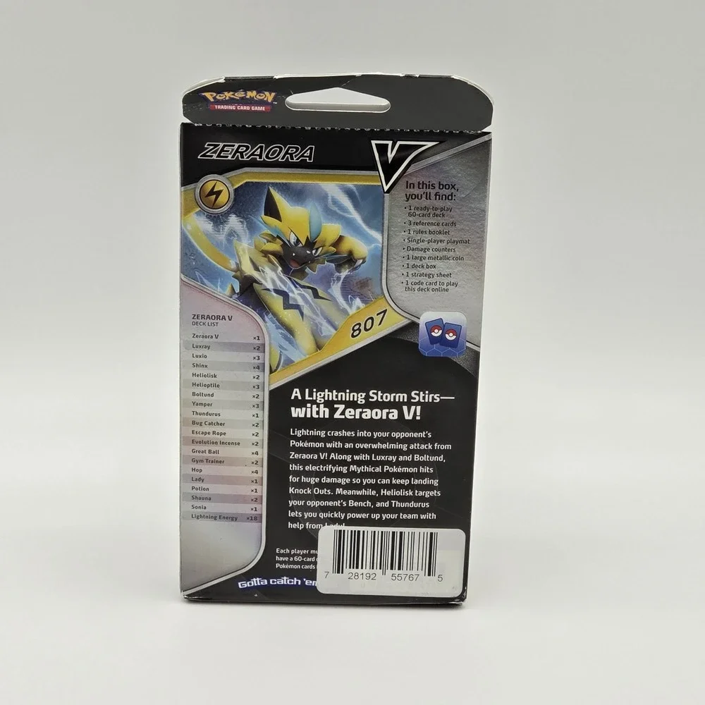 Pokemon‎ TCG V Battle Deck Zeraora- New